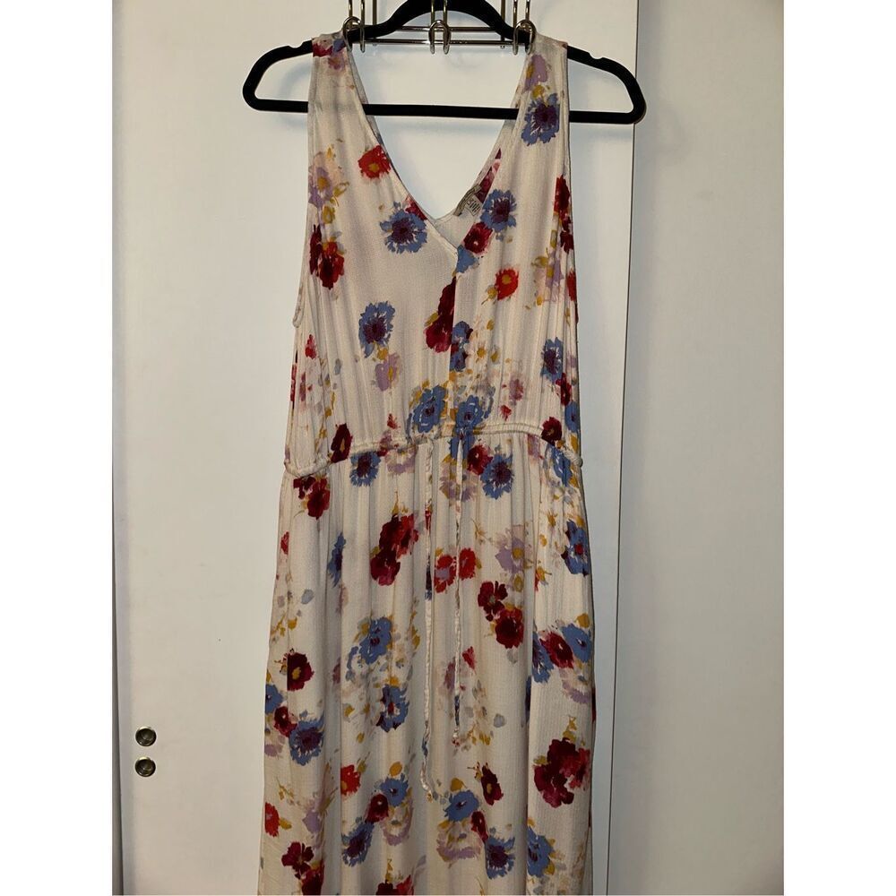 Lucky Brand Women’s Floral Tank Top Maxi Dress Size Large EUC - Picture 3 of 12